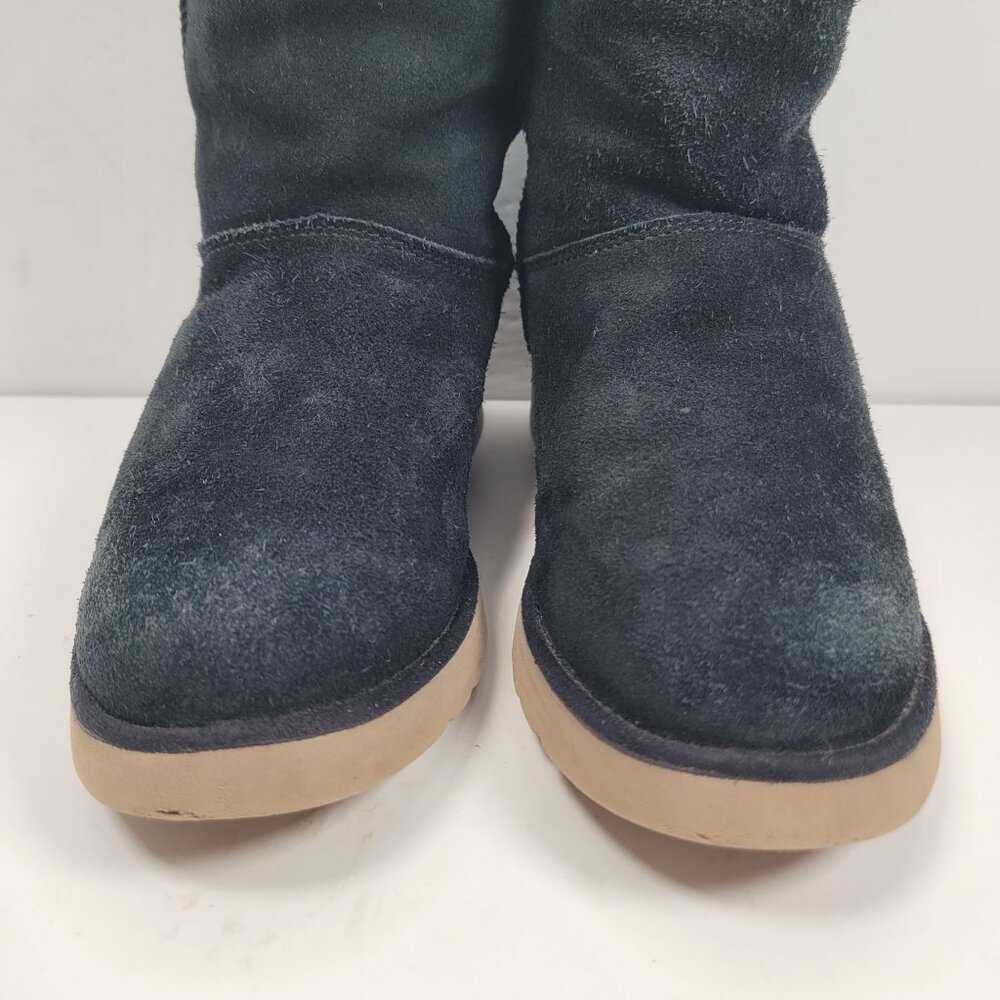 Koolaburra By UGG Women's Black Suede Mid-Calf Boots 1014301 US Size 7 - Picture 7 of 12